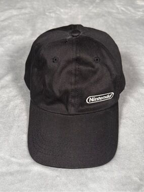 Nintendo GameStop Employee Promo Hat Cap Strapback Black